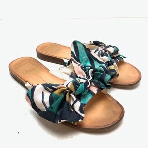DOLCE VITA PARIN Bow Slides Sandals Shoes sz 7.5